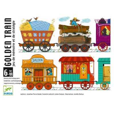 GOLDEN TRAIN gioco di carte DJECO di memoria e di strategia DJ05084 età 6+ Djeco - 1
