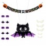 HALLOWEEN DOOR DECORATION KIT set decorazione porta LEGAMI trick or treat 9 PEZZI Legami - 1