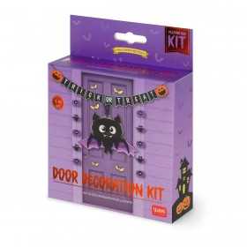 HALLOWEEN DOOR DECORATION KIT set decorazione porta LEGAMI trick or treat 9 PEZZI Legami - 2