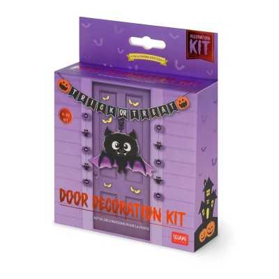HALLOWEEN DOOR DECORATION KIT set decorazione porta LEGAMI trick or treat 9 PEZZI Legami - 2