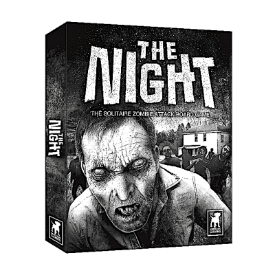 THE NIGHT the solitaire zombie attack board game IN INGLESE gioco da tavolo SOLITARIO età 13+ - 1