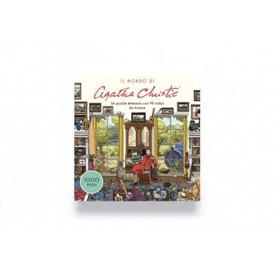 IL MONDO DI AGATHA CHRISTIE l'ippocampo PUZZLE LETTERARIO con 90 indizi da trovare 1000 PEZZI L'IPPOCAMPO - 2