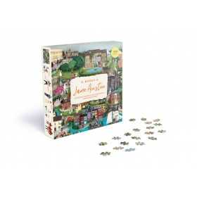IL MONDO DI JANE AUSTEN l'ippocampo PUZZLE LETTERARIO con 60 personaggi e dimore da trovare 1000 PEZZI L'IPPOCAMPO - 1
