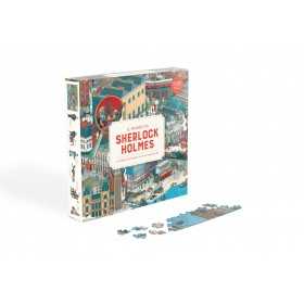 IL MONDO DI SHERLOCK HOLMES l'ippocampo PUZZLE LETTERARIO con 50 personaggi e luoghi da trovare 1000 PEZZI L'IPPOCAMPO - 1