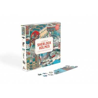 IL MONDO DI SHERLOCK HOLMES l'ippocampo PUZZLE LETTERARIO con 50 personaggi e luoghi da trovare 1000 PEZZI L'IPPOCAMPO - 1