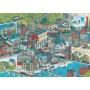 IL MONDO DI SHERLOCK HOLMES l'ippocampo PUZZLE LETTERARIO con 50 personaggi e luoghi da trovare 1000 PEZZI L'IPPOCAMPO - 5