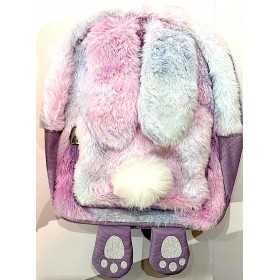 ZAINETTO zaino SMALL girl SJ GANG seven CONIGLIO furry SEVEN - 2