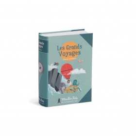 COFANETTO libro LAMPADA PROIETTA FAVOLE storie della sera GRANDI VIAGGI set MOULIN ROTY età 4+ Moulin Roty - 1