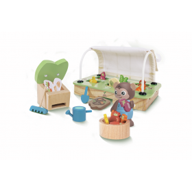 SERRA BIOLOGICA organic greenhouse HAPE green planet explorers IN BAMBOO marco E3416 età 3+ Hape - 1