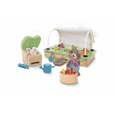 SERRA BIOLOGICA organic greenhouse HAPE green planet explorers IN BAMBOO marco E3416 età 3+ Hape - 1