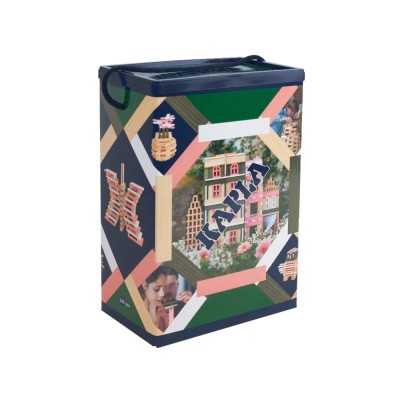 KAPLA barile PRIMAVERA costruzioni in legno 200 PEZZI stagioni GIOCO LIBERO in 4 colori NATURALE età 2+ Kapla - 1
