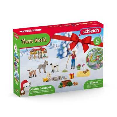 CALENDARIO DELL'AVVENTO 2023 schleich FATTORIA farm world 98983 età 3+ Schleich - 1