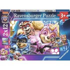 2 PUZZLE DA 12 PEZZI ravensburger PAW PATROL THE MIGHTY MOVIE set 2x12pz NICKELODEON età 3+ Ravensburger - 1
