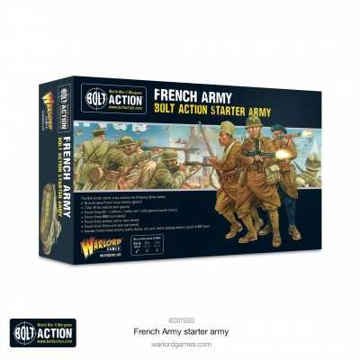 FRENCH ARMY set di miniature BOLT ACTION STARTER ARMY in plastica WARLORD GAMES scala 1/56 mm28 Warlord Games - 1
