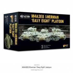 M4A3E8 SHERMAN EASY EIGHT PLATOON set di miniature BOLT ACTION in plastica WARLORD GAMES scala 1/56 mm28 Warlord Games - 1