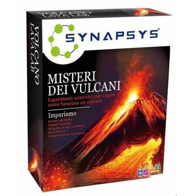 MISTERI DEI VULCANI kit scientifico SYNAPSYS esperimenti CHIMICA età 8+ - 1