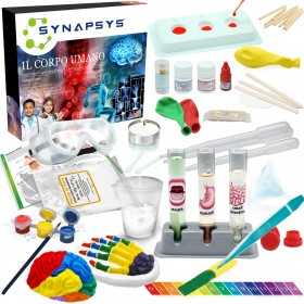 IL CORPO UMANO kit scientifico SYNAPSYS esperimenti ANATOMIA età 8+ - 1