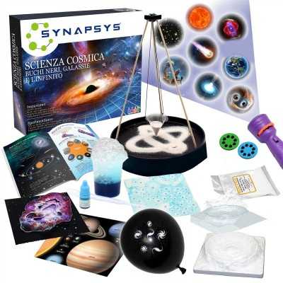 SCIENZA COSMICA kit scientifico SYNAPSYS esperimenti ASTRONOMIA età 8+ - 1