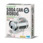 ROBOT fatto con LATTINA RICICLATA kit scientifico SODA CAN ROBUG gioco 4M green science A PILE età 8+ 4M - 1