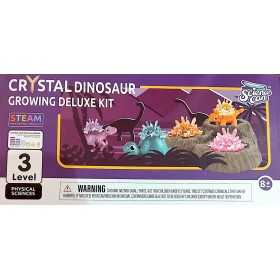 CRYSTAL DINOSAUR kit scientifico SCIENCE CAN dinosauri colorati CRISTALLI età 8+ SCIENCE CAN - 1
