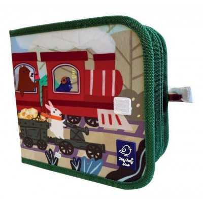 TRENO aereo ALBUM DISEGNA E CANCELLA kit artistico JAQ JAQ BIRD doodle it & go ERASABLE BOOK età 3+ JAQ JAQ BIRD - 1