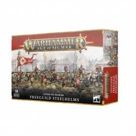 FREEGUILD STEELHELMS elmi d'acciaio della gilda libera WARHAMMER age of sigmar 10 MINIATURE età 12+ Games Workshop - 1