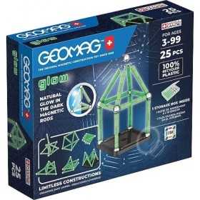 GEOMAG GLOW set da 25 pezzi COSTRUZIONI MAGNETICHE swiss made MODULARE età 3+ Geomag - 1