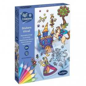 STICKER DA VETRO da colorare FIABE kit artistico ART CREATIONS sentosphere PER FINESTRE età 4+ SentoSphere - 1