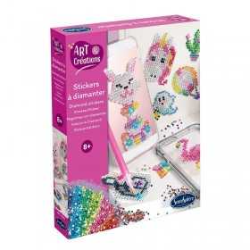 QUADRI DA DIAMANTARE UNICORNI kit artistico ART & CREATIONS sentosphere ADESIVI età 8+ SentoSphere - 1