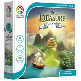 TREASURE ISLAND gioco solitario ROMPICAPO con 80 sfide SMART GAMES età 8+ Smart Games - 1