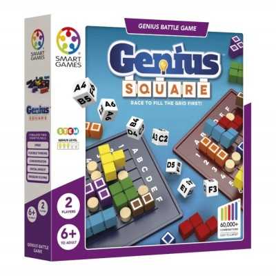 GENIUS SQUARE gioco da tavolo UNO CONTRO UNO oppure solitario SMART GAMES età 6+ Smart Games - 1