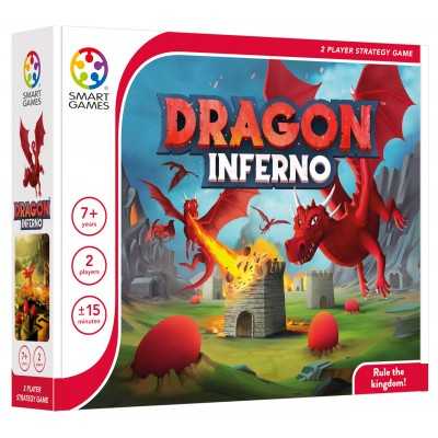 DRAGON INFERNO gioco da tavolo UNO CONTRO UNO crea il tuo regno SMART GAMES età 7+ Smart Games - 1