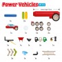 POWER VEHICLES MIX pull back MACCHINE in plastica COSTRUZIONI con le ruote SMARTMAX età 3+ smartmax - 18