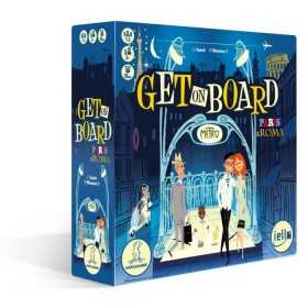 GET ON BOARD metropolitana PARIS E ROMA gioco da tavolo IN ITALIANO età 8+ MANCALAMARO - 1