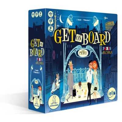 GET ON BOARD metropolitana PARIS E ROMA gioco da tavolo IN ITALIANO età 8+ MANCALAMARO - 1