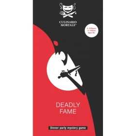 DEADLY FAME dinner party mystery game GIOCO DA TAVOLO culinario mortale IN INGLESE età 18+ - 1