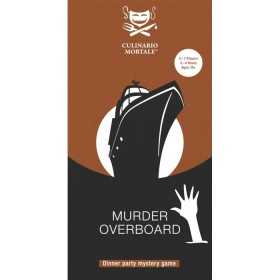 MURDER OVERBOARD dinner party mystery game GIOCO DA TAVOLO culinario mortale IN INGLESE età 18+ CULINARIO MORTALE - 1