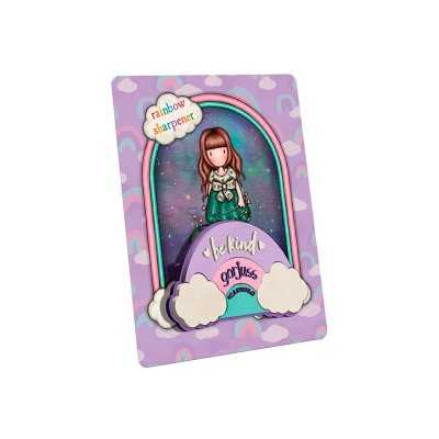 TEMPERINO ARCOBALENO rainbow sharpener BE KIND TO OUR PLANET gorjuss 1217GJ01 temperamatite Gorjuss - 2