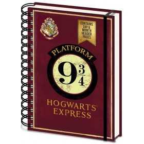 NOTEBOOK A5 binario 9 e tre quarti HOGWARTS EXPRESS wizarding world HARRY POTTER spiralato WIZARDING WORLD - 1
