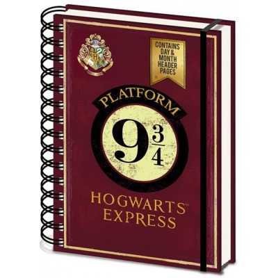 NOTEBOOK A5 binario 9 e tre quarti HOGWARTS EXPRESS wizarding world HARRY POTTER spiralato WIZARDING WORLD - 1