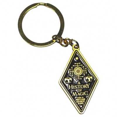 PORTACHIAVI in metallo HARRY POTTER hogwarts A HISTORY OF MAGIC wizarding world KEYCHAIN WIZARDING WORLD - 1