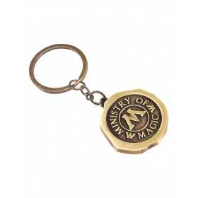 PORTACHIAVI in metallo HARRY POTTER hogwarts MINISTRY OF MAGIC wizarding world KEYCHAIN WIZARDING WORLD - 1