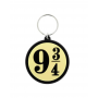 PORTACHIAVI in metallo HARRY POTTER hogwarts BINARIO 9 E TRE QUARTI wizarding world KEYCHAIN WIZARDING WORLD - 1