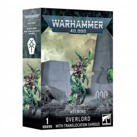 OVERLORD WITH TRANSLOCATION SHROUD signore supremo con sudario di translocazione NECRONS miniatura WARHAMER 40K età 12+