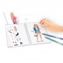 ALBUM kit artistico TOP MODEL spiralato TIGER & LUCY da colorare POCKET TOP MODEL - 1