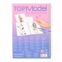 ALBUM kit artistico TOP MODEL spiralato TIGER & LUCY da colorare POCKET TOP MODEL - 3
