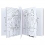 ALBUM kit artistico TOP MODEL spiralato COLOURING BOOK da colorare CHRISTY & GINGER TOP MODEL - 3