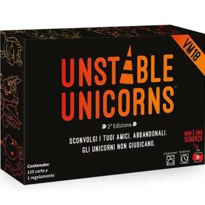 UNSTABLE UNICORNS VM18 vietato ai minori PARTY GAME asmodee IN ITALIANO età 18+ Asmodee - 1