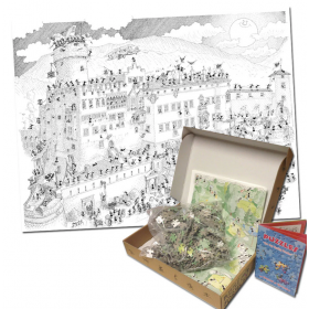 PUZZLE le formiche di fabio vettori CASTELLO made in italy 1080 PEZZI FABIO VETTORI - 1