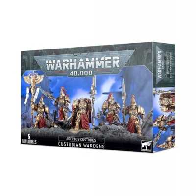 CUSTODIAN WARDENS 5 miniature ADEPTUS CUSTODES warhammer AGE OF SIGMAR citadel GAMES WORKSHOP età 12+ Games Workshop - 1